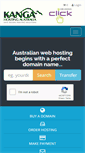 Mobile Screenshot of kangahosting.com.au